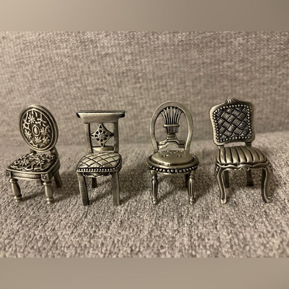 "Be Seated" Chair Placecard Holders NEW IN BOX